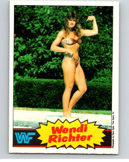 1985 O-Pee-Chee WWF #8 Wendi Richter   V65686 Image 1