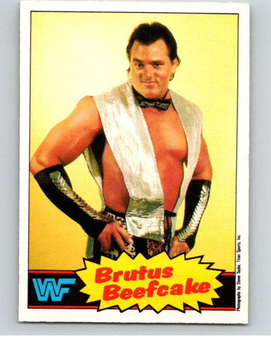 1985 O-Pee-Chee WWF #10 Brutus the Barber Beefcake   V65691 Image 1