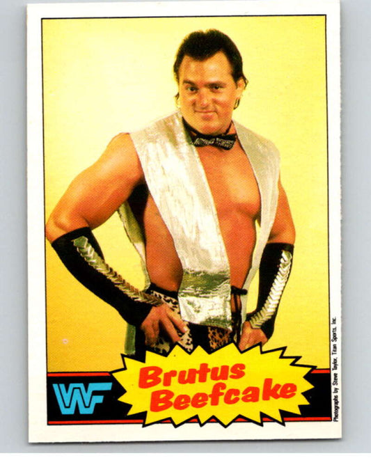1985 O-Pee-Chee WWF #10 Brutus the Barber Beefcake   V65693 Image 1