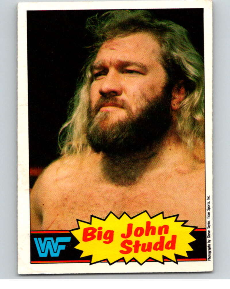 1985 O-Pee-Chee WWF #12 Big John Studd V65697 Image 1