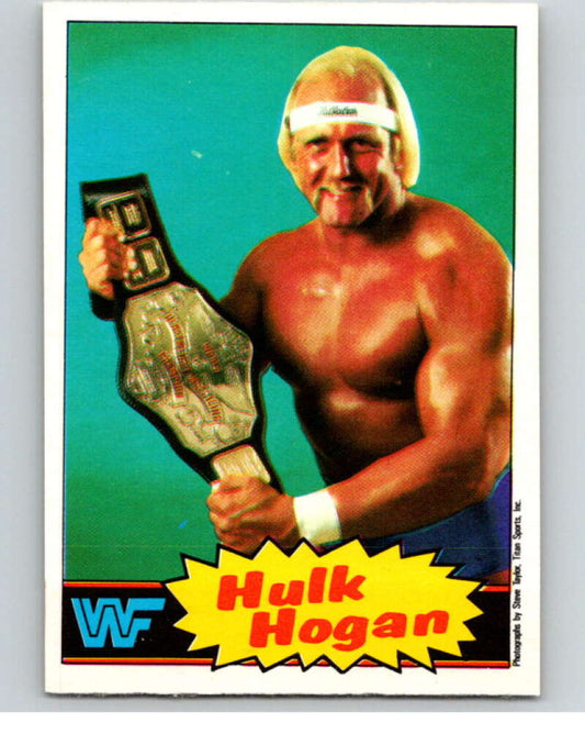 1985 O-Pee-Chee WWF #16 Hulk Hogan Rookie RC  V65705 Image 1