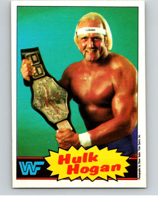 1985 O-Pee-Chee WWF #16 Hulk Hogan Rookie RC  V65706 Image 1