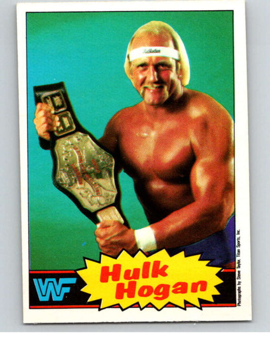 1985 O-Pee-Chee WWF #16 Hulk Hogan Rookie RC  V65707 Image 1