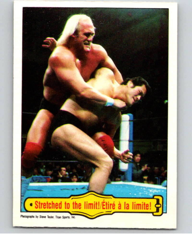 1985 O-Pee-Chee WWF #29 Stretched To The Limit! V65726 Image 1