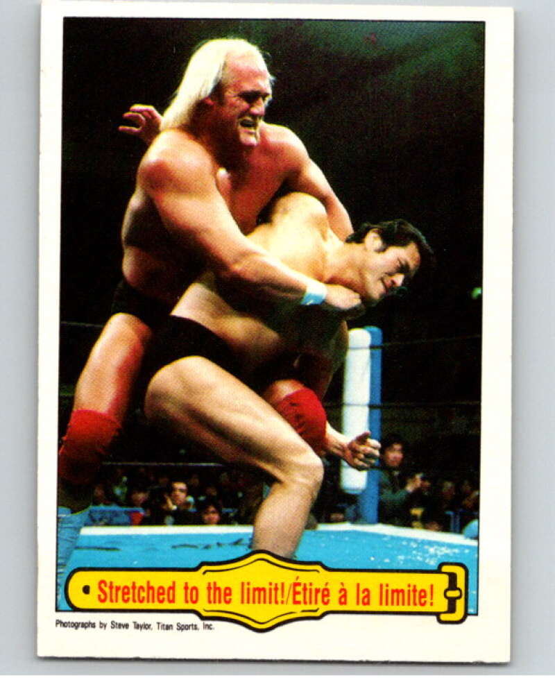 1985 O-Pee-Chee WWF #29 Stretched To The Limit! V65727 Image 1