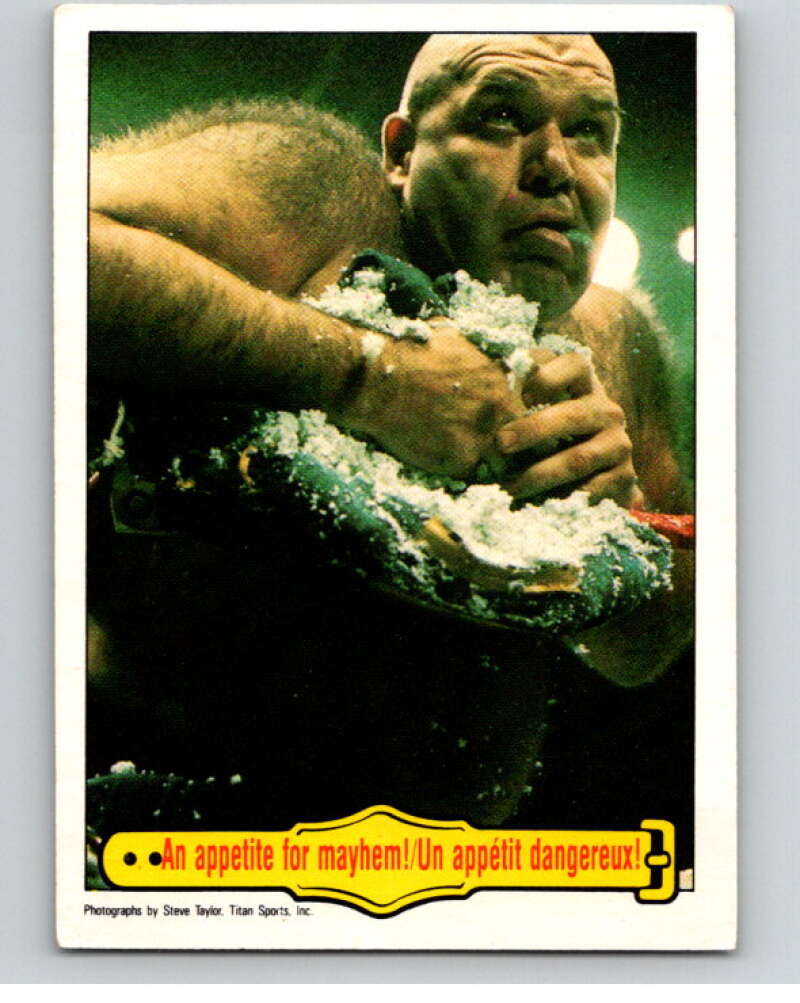 1985 O-Pee-Chee WWF #31 An Appetite For Mayhem! V65728 Image 1