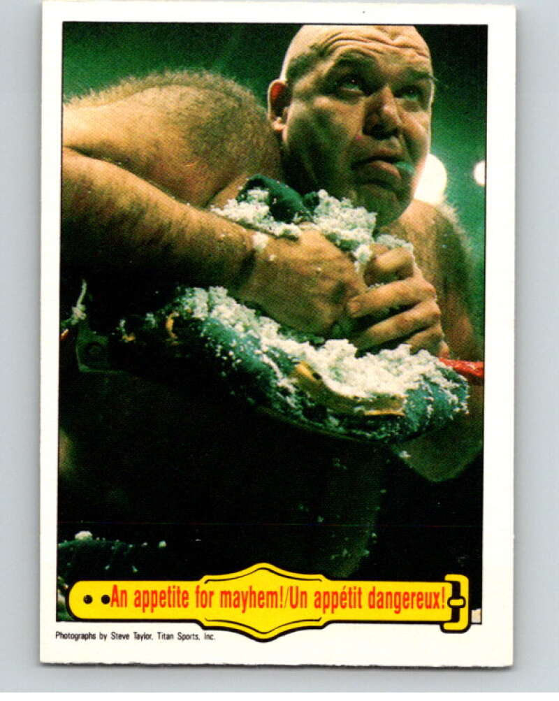 1985 O-Pee-Chee WWF #31 An Appetite For Mayhem! V65729 Image 1