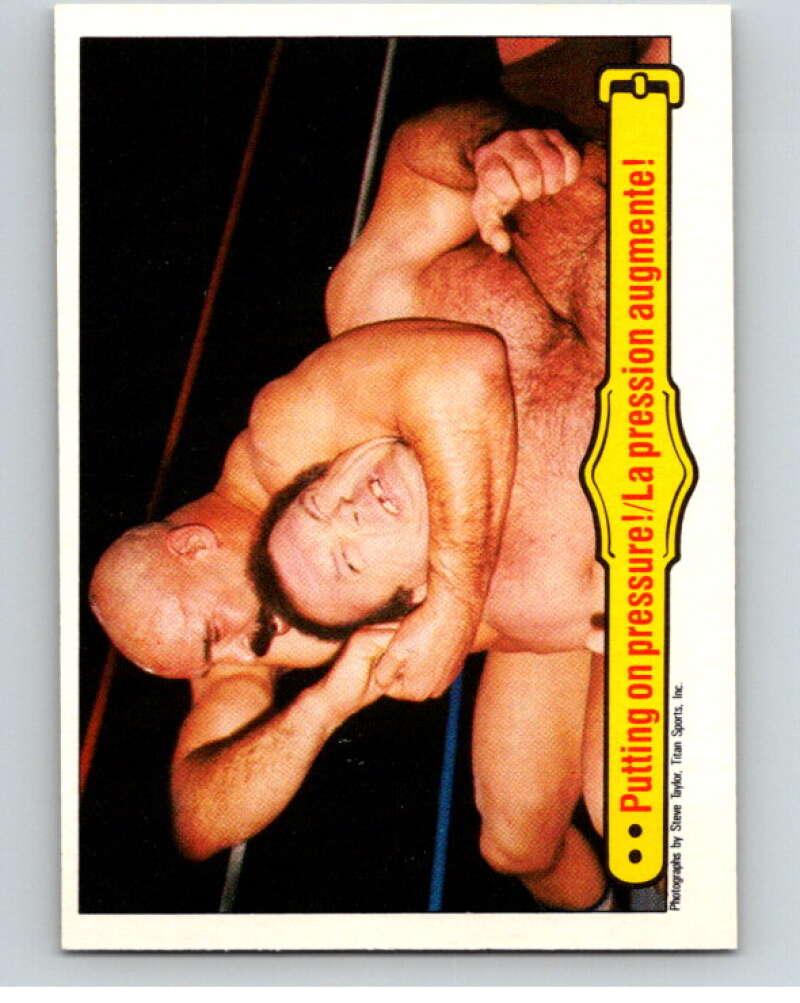 1985 O-Pee-Chee WWF #32 Putting On Pressure! V65731 Image 1