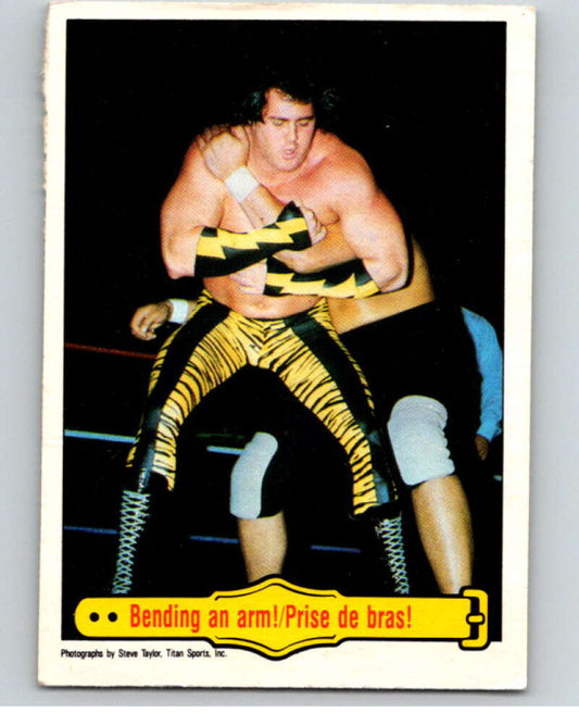 1985 O-Pee-Chee WWF #41 Bending An Arm!   V65743 Image 1