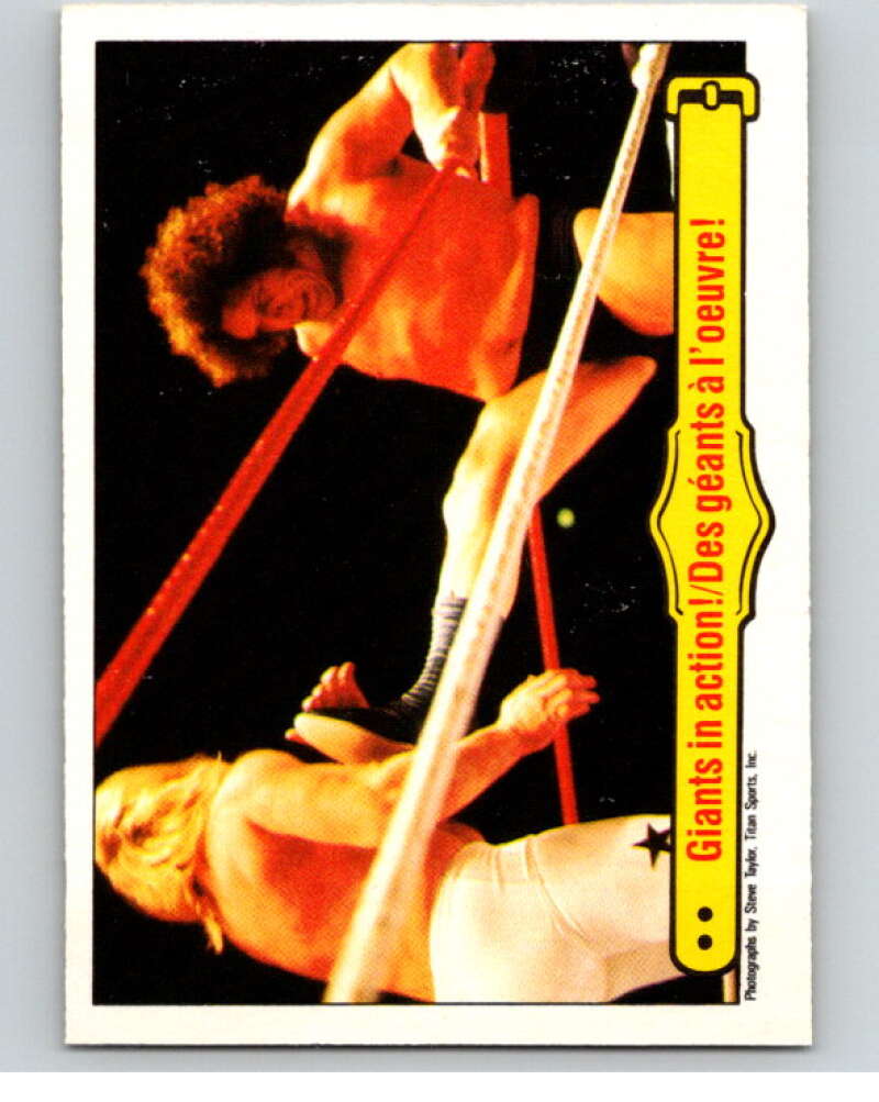1985 O-Pee-Chee WWF #48 Giants In Action! V65751 Image 1