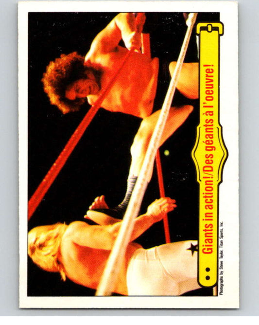 1985 O-Pee-Chee WWF #48 Giants In Action!   V65751 Image 1