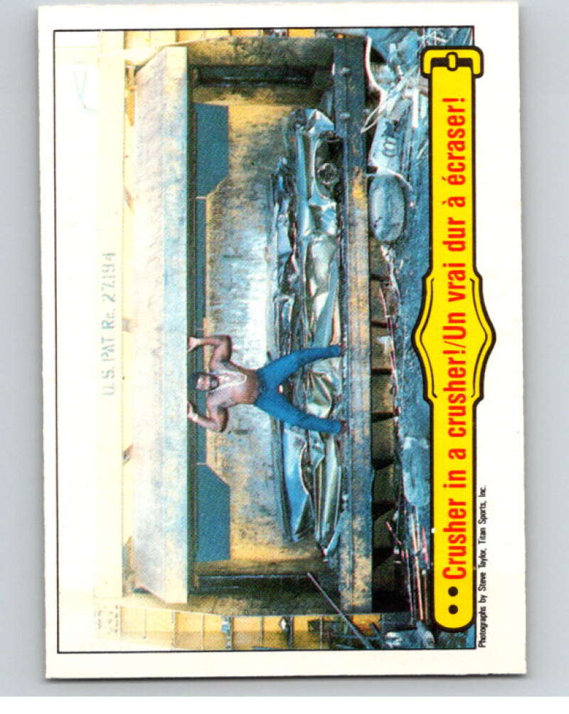1985 O-Pee-Chee WWF #54 Crusher In A Crusher! V65756 Image 1
