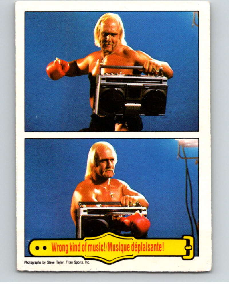 1985 O-Pee-Chee WWF #56 Wrong Kind Of Music! V65758 Image 1