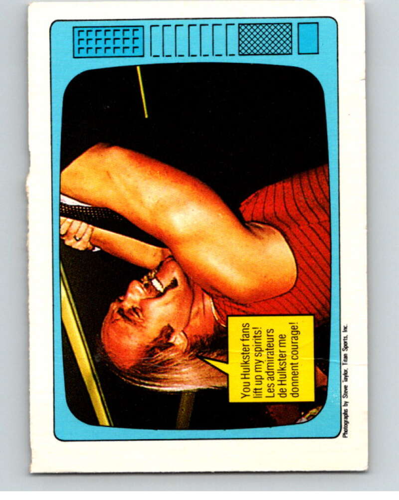 1985 O-Pee-Chee WWF #60 Hulk Hogan V65762 Image 1