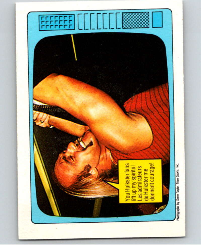 1985 O-Pee-Chee WWF #60 Hulk Hogan V65763 Image 1