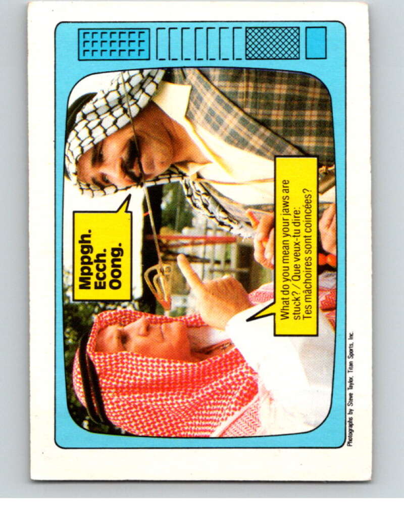 1985 O-Pee-Chee WWF #63 The Iron Sheik/Classy Freddie Blassie V65768 Image 1