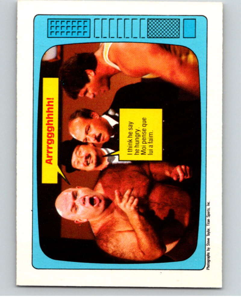 1985 O-Pee-Chee WWF #65 George Steele/Gene Okerlund V65773 Image 1