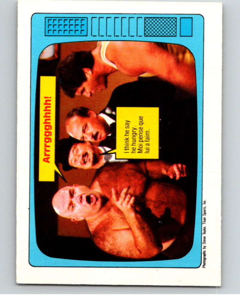 1985 O-Pee-Chee WWF #65 George Steele/Gene Okerlund V65774 Image 1