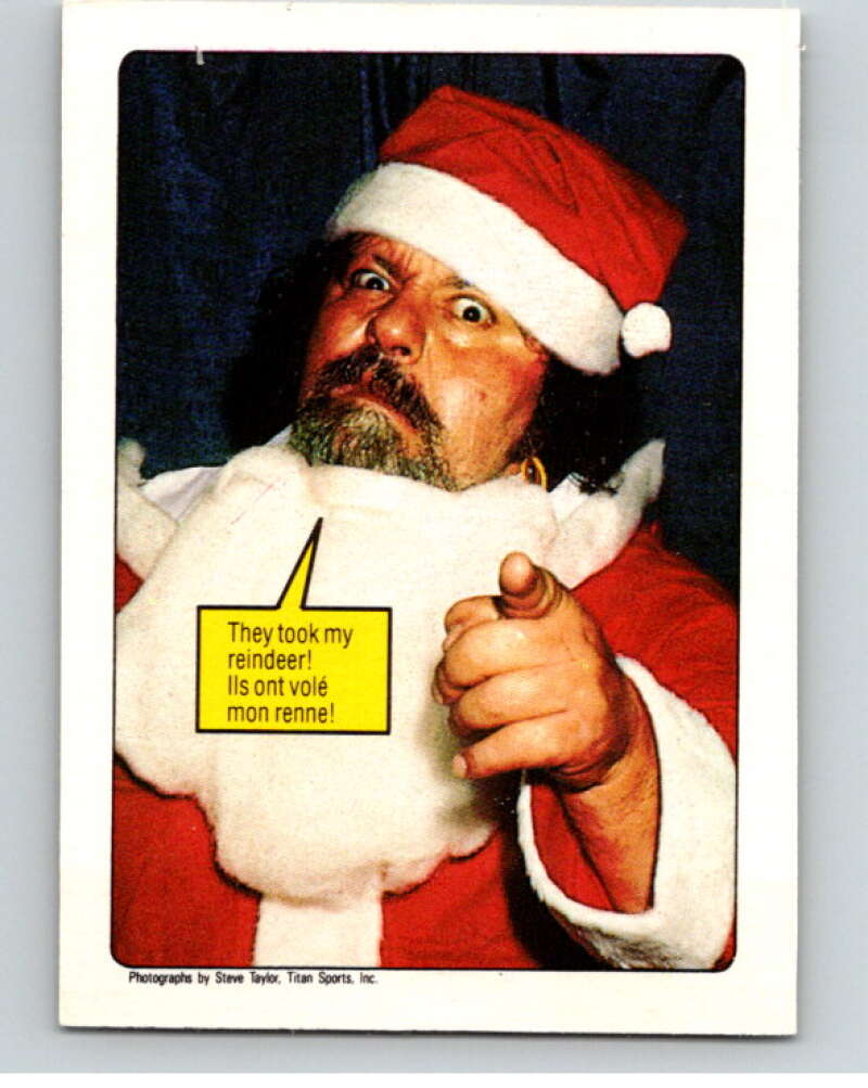 1985 O-Pee-Chee WWF #66 Captain Lou Albano V65775 Image 1