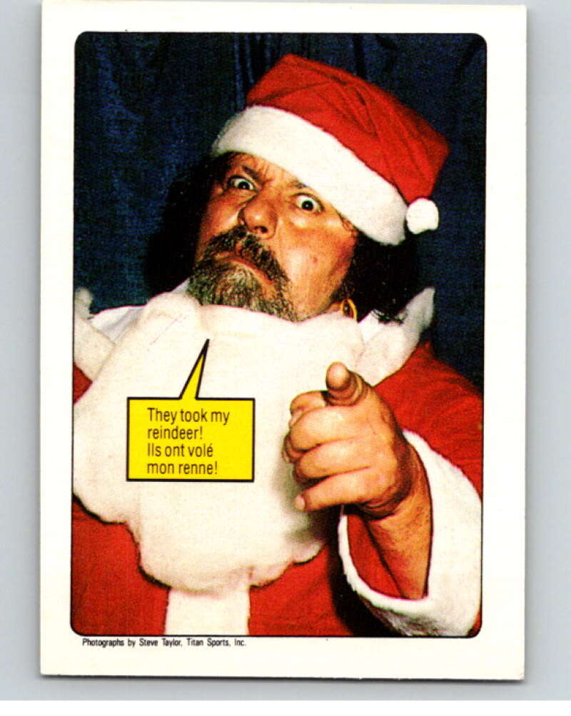 1985 O-Pee-Chee WWF #66 Captain Lou Albano V65777 Image 1