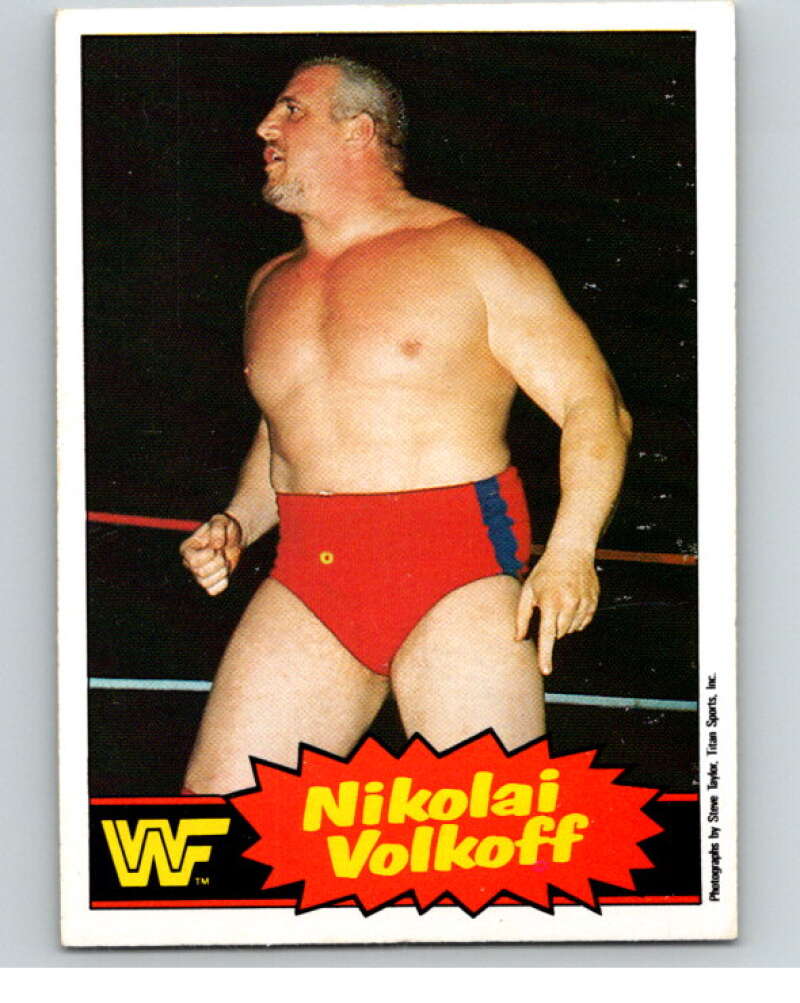 1985 O-Pee-Chee WWF Series 2 #1 Nikolai Volkoff V65778 Image 1