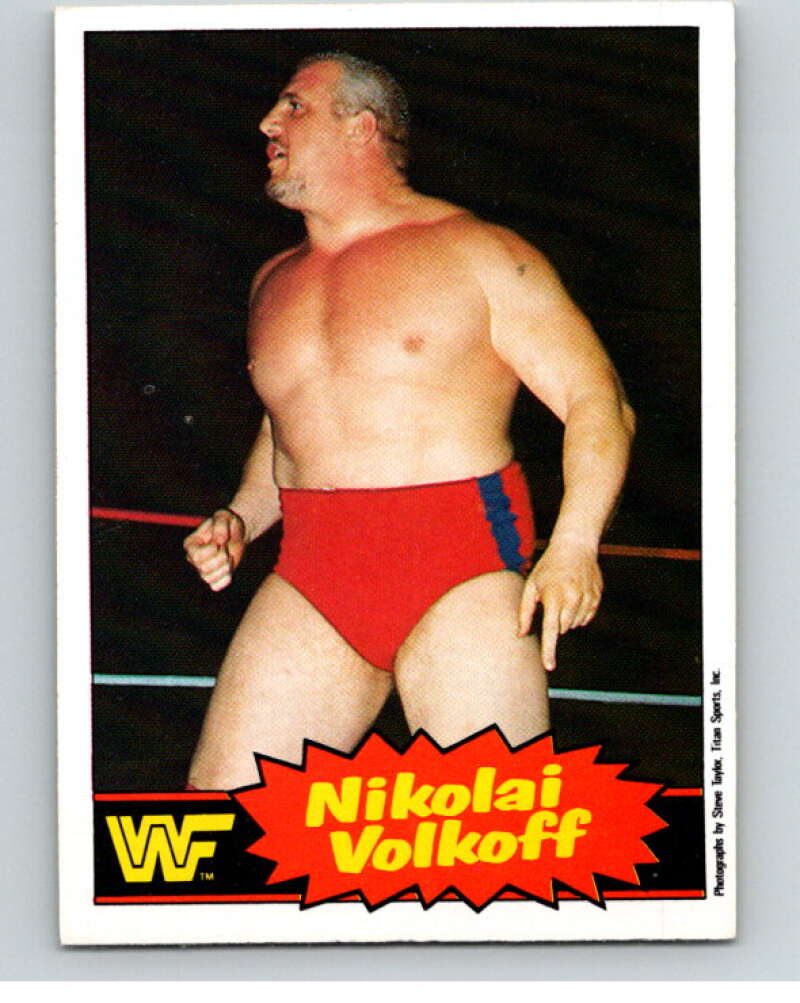 1985 O-Pee-Chee WWF Series 2 #1 Nikolai Volkoff V65779 Image 1