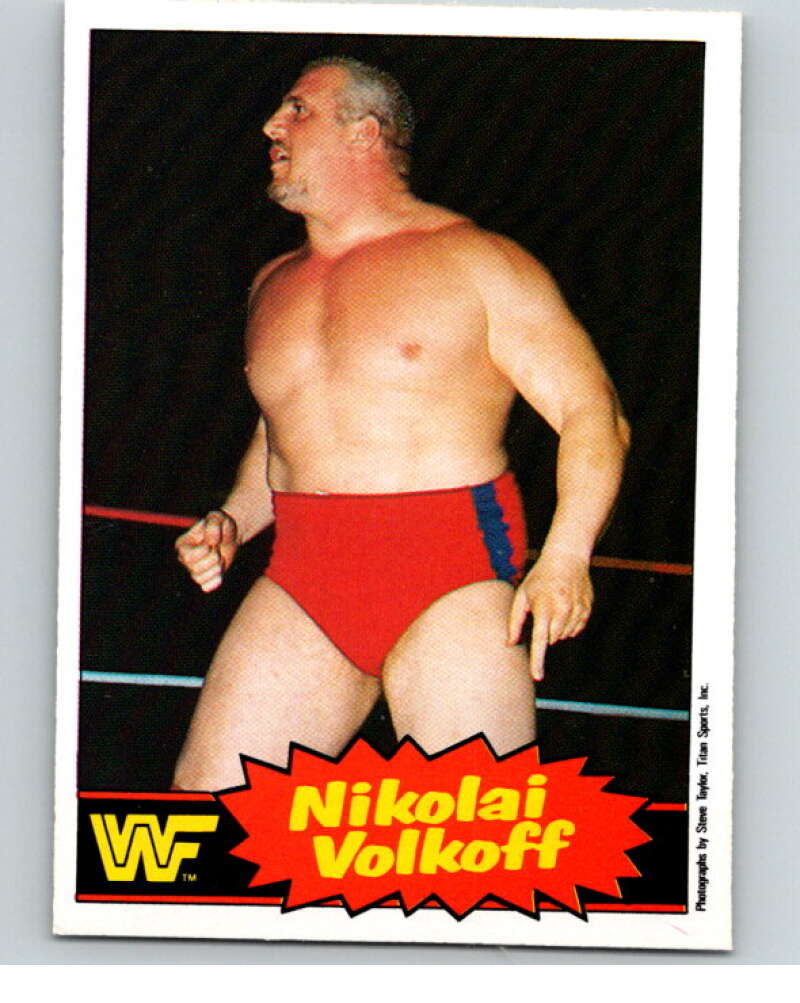 1985 O-Pee-Chee WWF Series 2 #1 Nikolai Volkoff V65780 Image 1