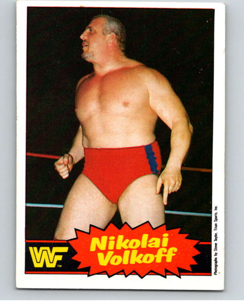 1985 O-Pee-Chee WWF Series 2 #1 Nikolai Volkoff V65781 Image 1