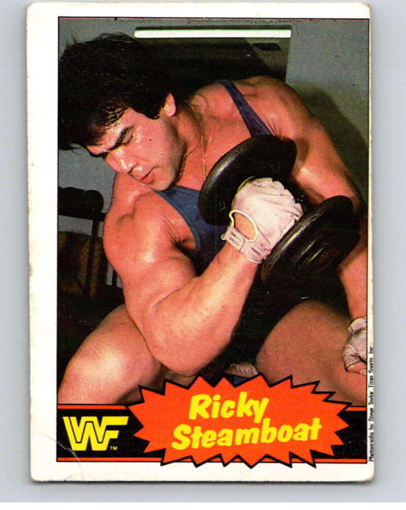 1985 O-Pee-Chee WWF Series 2 #5 Ricky Steamboat V65793 Image 1