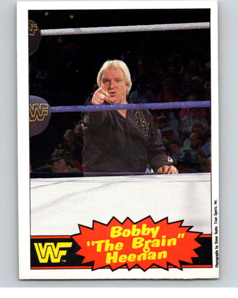 1985 O-Pee-Chee WWF Series 2 #8 Bobby The Brain Heenan V65802 Image 1