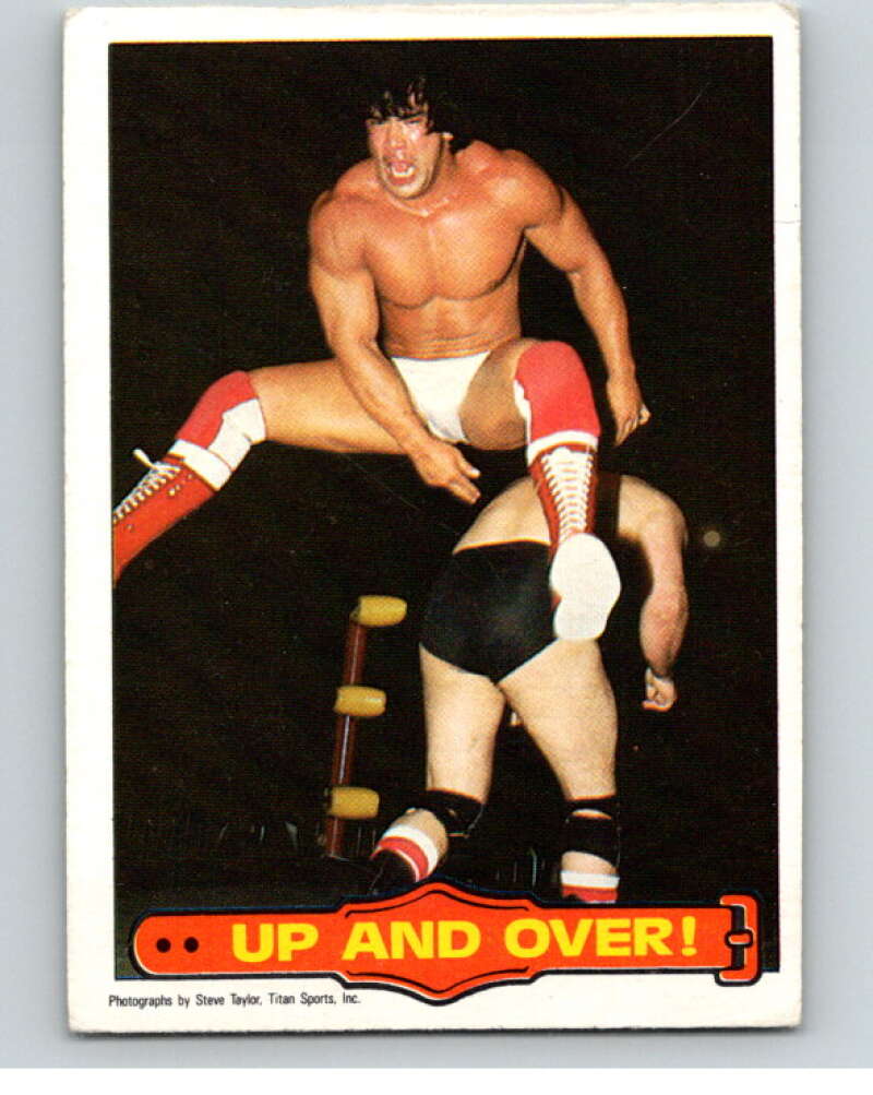 1985 O-Pee-Chee WWF Series 2 #18 Up and Over! V65828 Image 1