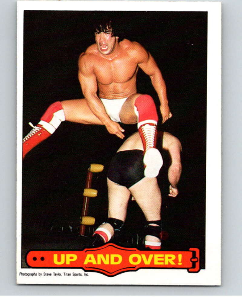 1985 O-Pee-Chee WWF Series 2 #18 Up and Over! V65829 Image 1