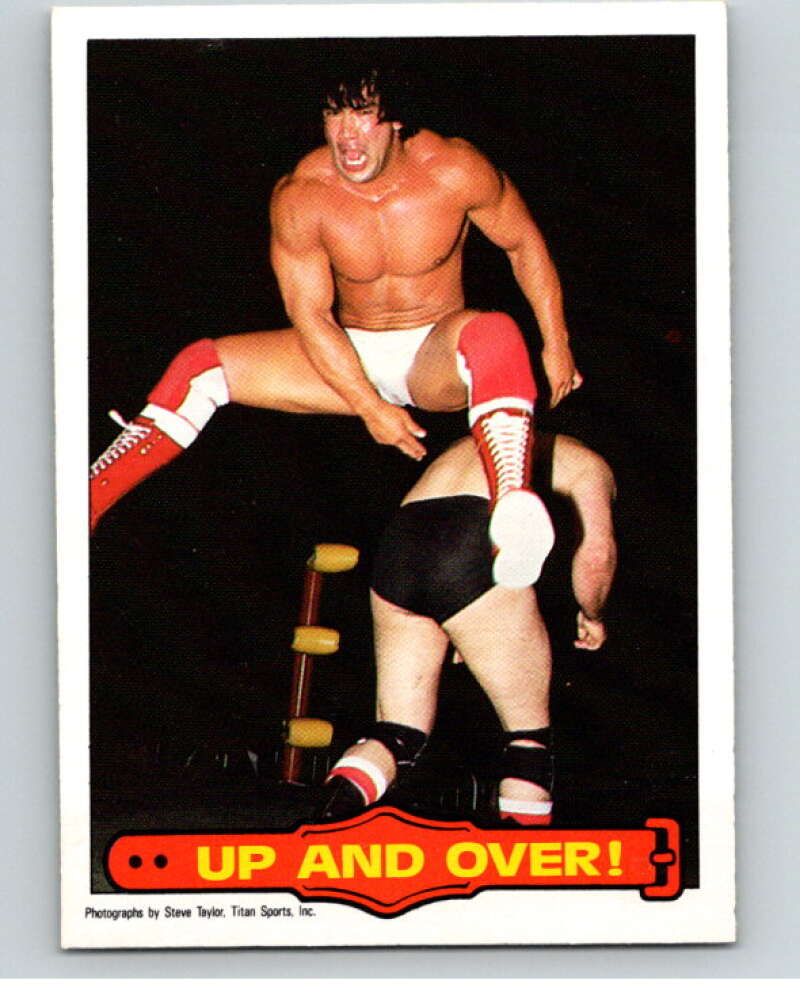 1985 O-Pee-Chee WWF Series 2 #18 Up and Over! V65830 Image 1