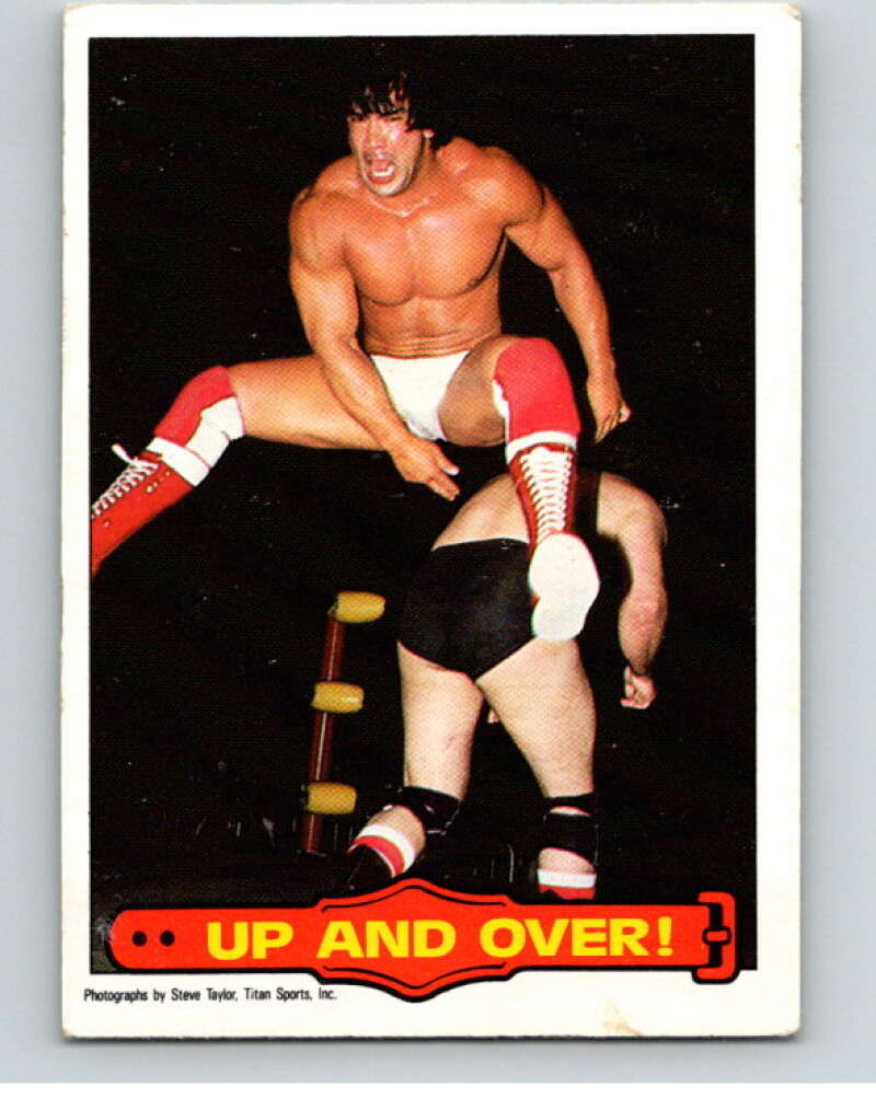 1985 O-Pee-Chee WWF Series 2 #18 Up and Over! V65831 Image 1
