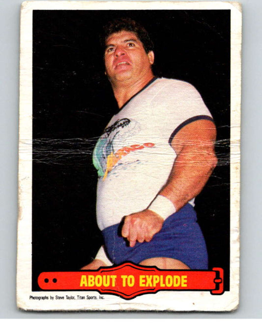 1985 O-Pee-Chee WWF Series 2 #21 About To Explode   V65840 Image 1