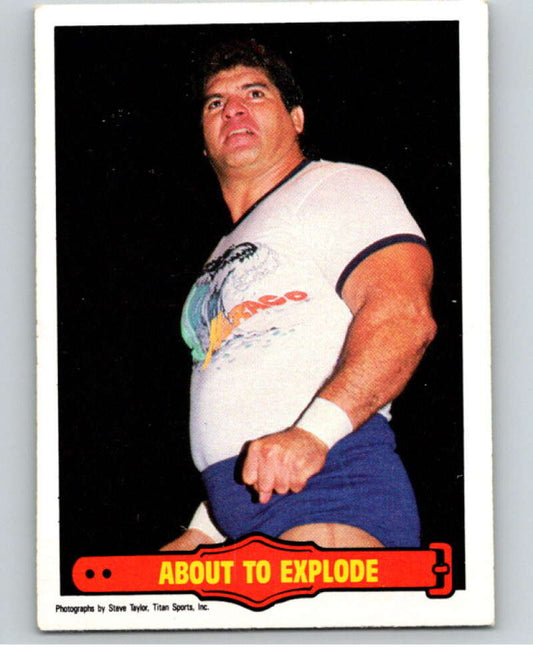 1985 O-Pee-Chee WWF Series 2 #21 About To Explode   V65841 Image 1