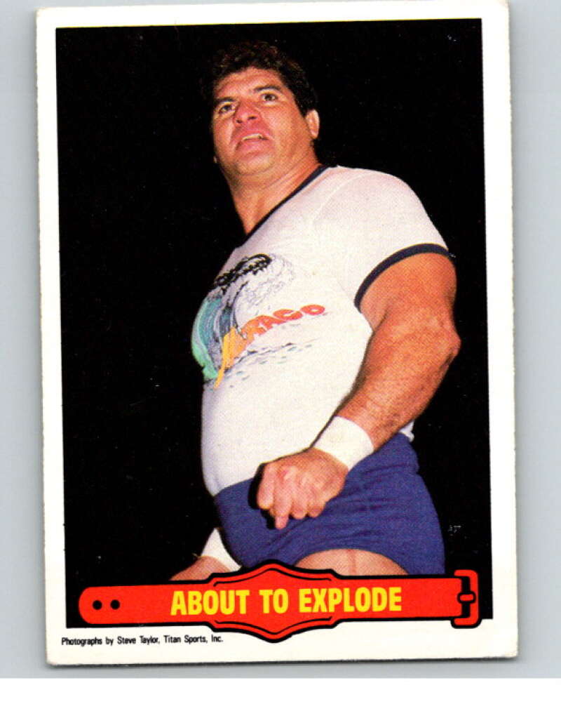 1985 O-Pee-Chee WWF Series 2 #21 About To Explode V65842 Image 1