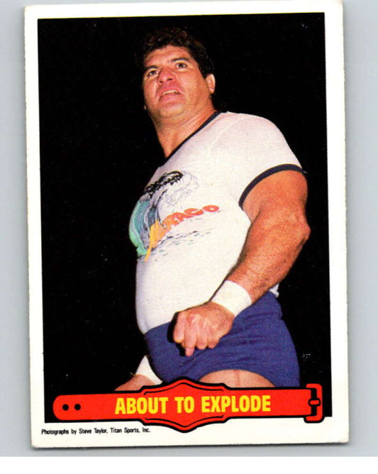 1985 O-Pee-Chee WWF Series 2 #21 About To Explode   V65842 Image 1