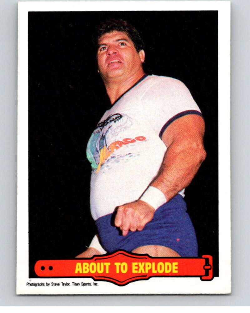 1985 O-Pee-Chee WWF Series 2 #21 About To Explode V65843 Image 1