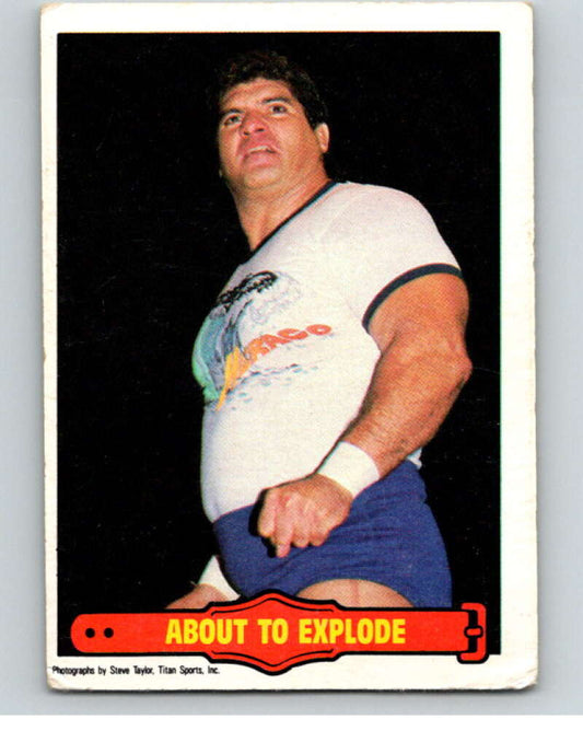 1985 O-Pee-Chee WWF Series 2 #21 About To Explode   V65845 Image 1