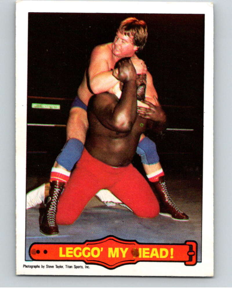 1985 O-Pee-Chee WWF Series 2 #25 Leggo' My Head! V65852 Image 1