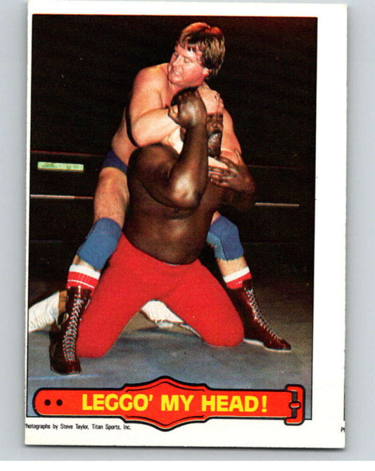 1985 O-Pee-Chee WWF Series 2 #25 Leggo' My Head!   V65853 Image 1