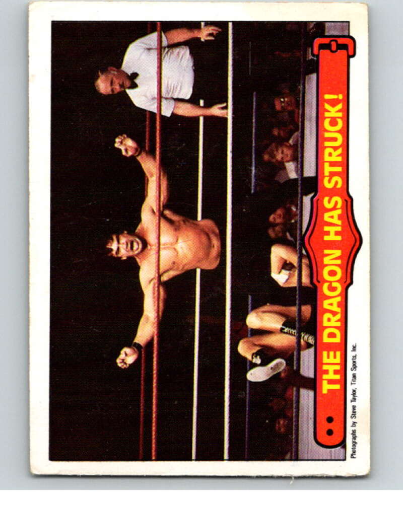 1985 O-Pee-Chee WWF Series 2 #26 The Dragon Has Struck! V65856 Image 1