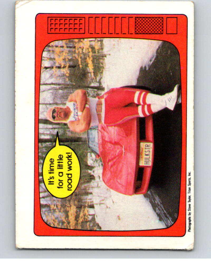 1985 O-Pee-Chee WWF Series 2 #29 It's Time For A Road Work V65866 Image 1