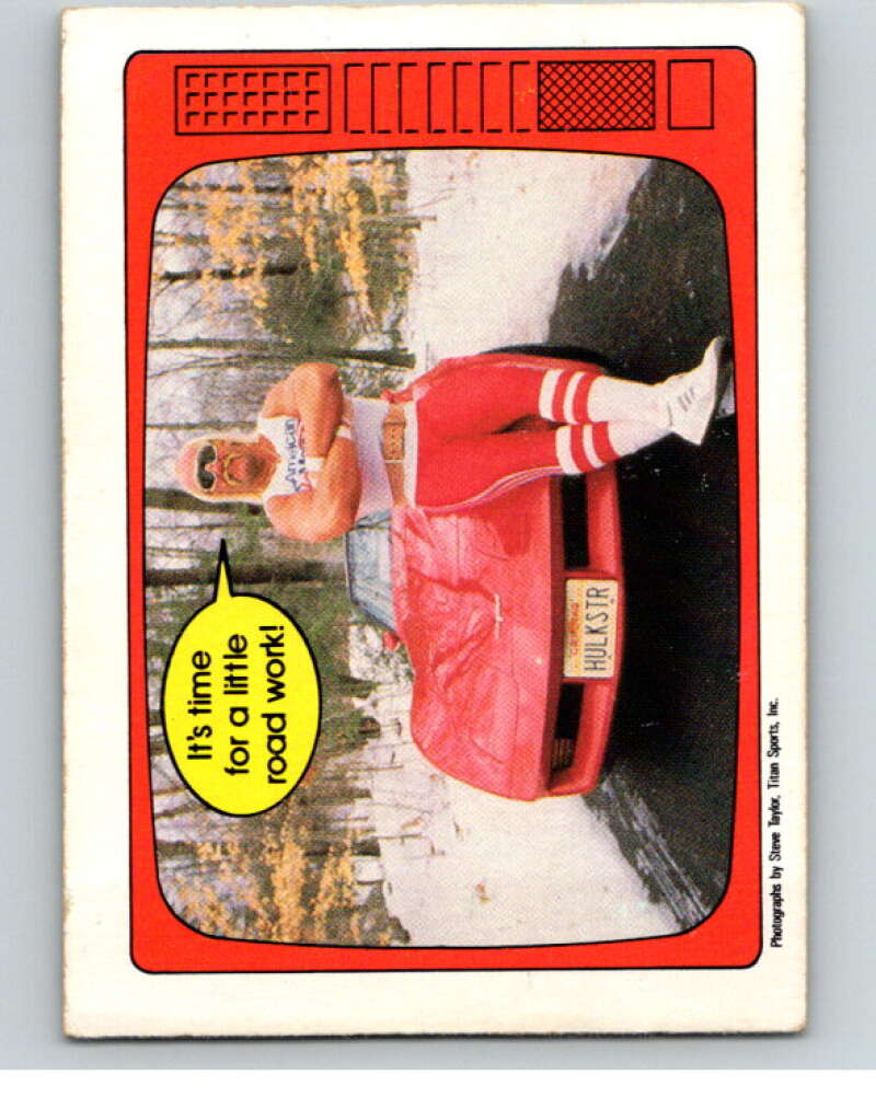 1985 O-Pee-Chee WWF Series 2 #29 It's Time For A Road Work V65867 Image 1