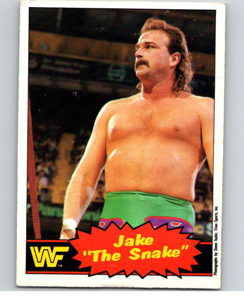 1985 O-Pee-Chee WWF Series 2 #33 Jake The Snake Roberts V65882 Image 1