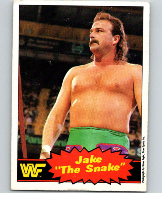 1985 O-Pee-Chee WWF Series 2 #33 Jake The Snake Roberts   V65882 Image 1