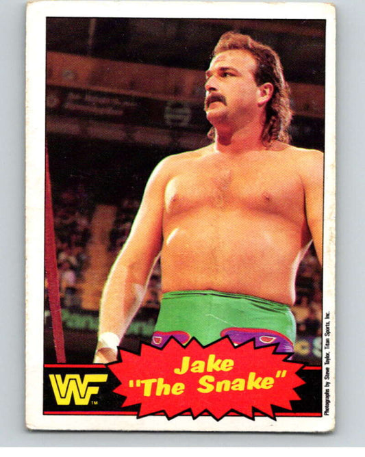 1985 O-Pee-Chee WWF Series 2 #33 Jake The Snake Roberts   V65883 Image 1