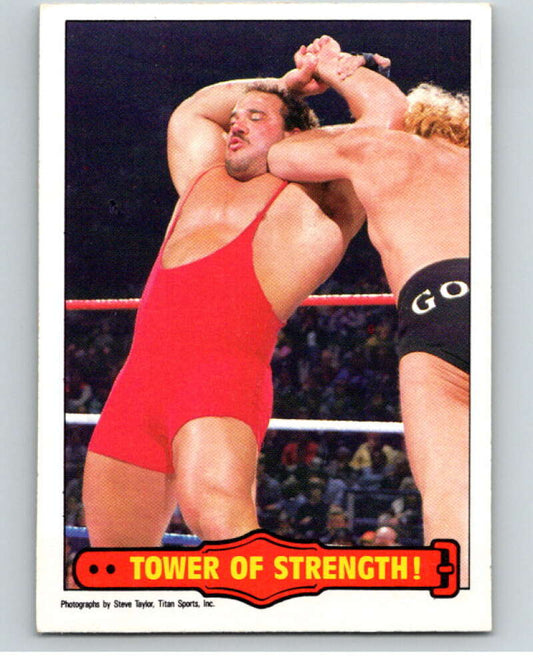 1985 O-Pee-Chee WWF Series 2 #37 Tower Of Strength!   V65894 Image 1
