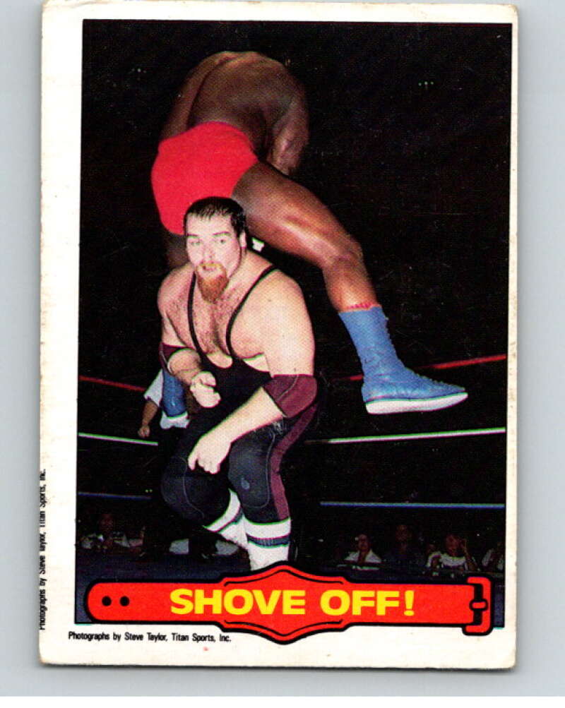 1985 O-Pee-Chee WWF Series 2 #40 Shove Off! V65902 Image 1